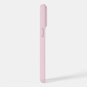 ピンクのカーネーション ボタニカル 水彩 オーダーメイド名入れ iPhoneケース (右側面)