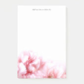 ピンクのカーネーション ポストイット (正面)