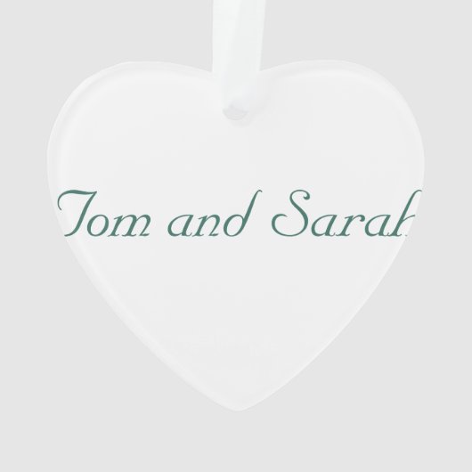 ピンクのカーネーショ伝統的ン付きのPROM記念品 オーナメント (裏面)