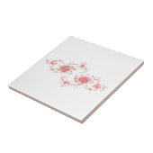 ピンクのカール タイル (側面)