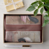 ピンクのガウンのヴィンテージの   Edwardianの魅力的な女性 薄葉紙 (ギフト)