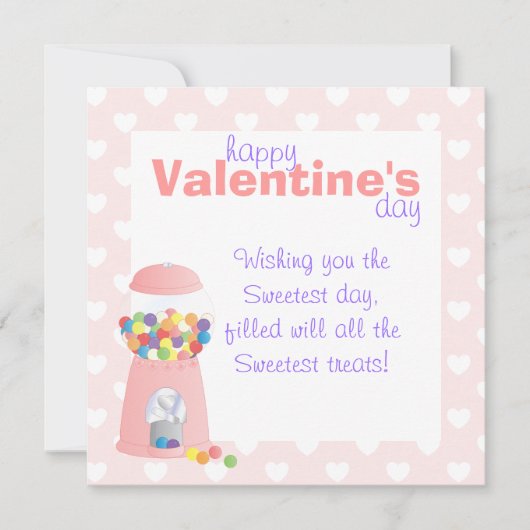 ピンクのガムボールマシン シーズンカード (正面)