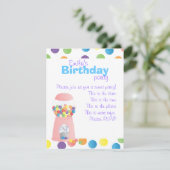 ピンクのガムボールマシン 招待状 (スタンド正面)