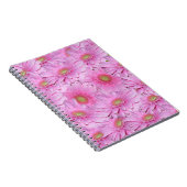 ピンクのガーベラの花の房、 ノートブック (右側)