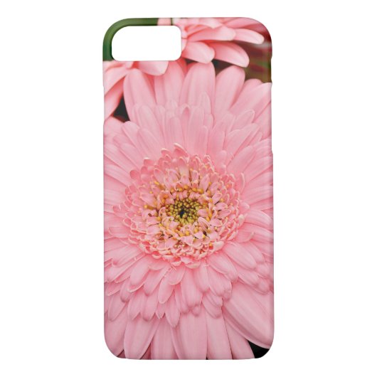 ピンクのガーベラの花の電話ケース Case-Mate iPhoneケース (裏面)