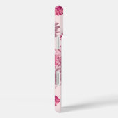 ピンクのガーベラデイジー花オンライトピンクフローラ Case-Mate iPhoneケース (裏面 / 右)