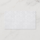 ピンクのガーベラ水は名刺を落とします 名刺 (裏面)