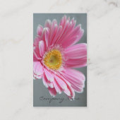 ピンクのガーベラ 名刺 (裏面)