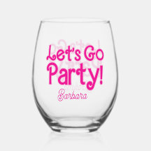 ピンクのガーリー Let's Go Party バチェロレッテ バッシュ
