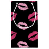 ピンクのキス スモールペーパーバッグ (裏面)