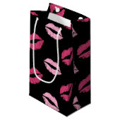 ピンクのキス スモールペーパーバッグ (正面アングル)