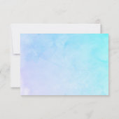 ピンクのキッシー唇とxoxo!サンキュー サンキューカード (裏面)