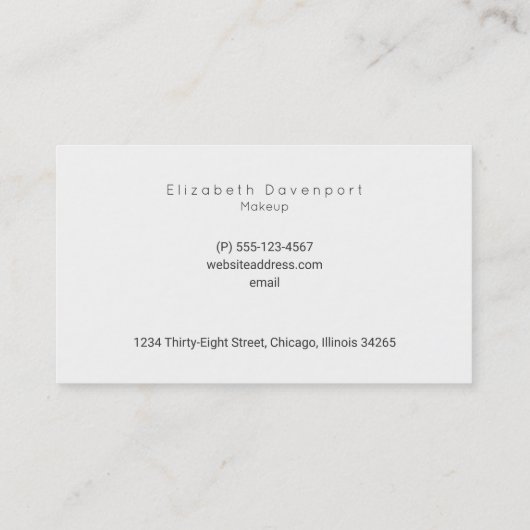 ピンクのキッシー唇xoxo!ターコイズカラープロフェッショナル 名刺 (裏面)