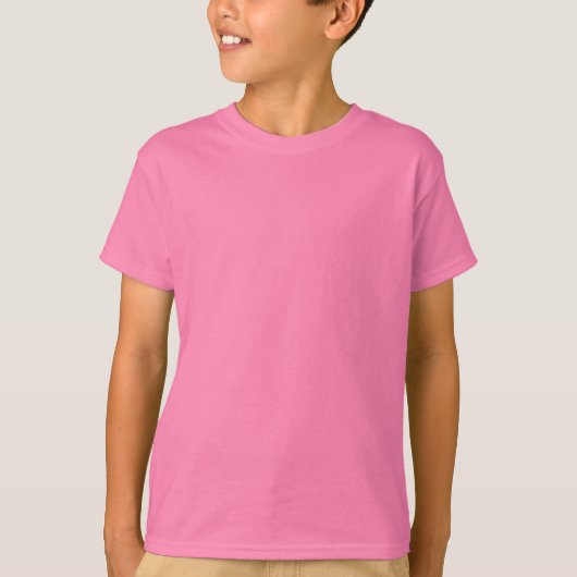 ピンクのキッズ用Tシャツ Tシャツ (正面)