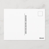 ピンクのキャディー宇宙のキャットキャッツ ポストカード (裏面)