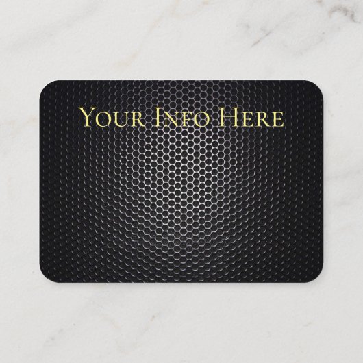 ピンクのキャデラックのクロムグリル 名刺 (裏面)