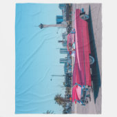 ピンクのキャデラック フリースブランケット (正面)