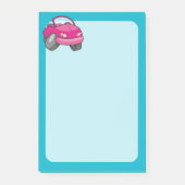 ピンクのキャロットカー ポストイット (正面)