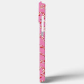 ピンクのキャンディーケーン柄 Case-Mate iPhoneケース (裏面 / 左)