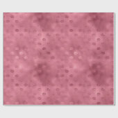 ピンクのキラキラした唇 ラッピングペーパー (フラット)