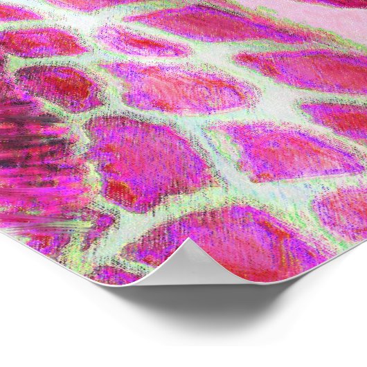 ピンクのキリン ポスター (角)