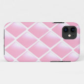 ピンクのキルティングダイヤモンド柄 Case-Mate iPhoneケース (裏面(横))