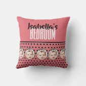 ピンクのキープサケの写真 クッション (裏面)