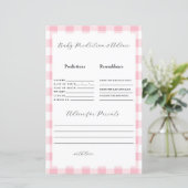 ピンクのギンガム ベイビー 予測 (スタンド正面)