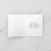 ピンクのギンコウカの野生の花 自然のメモ カード (内部)