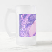 ピンクのクジラとマーメイドはお茶のお時間 フロストグラスビールジョッキ (左)