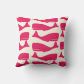 ピンクのクジラの枕 クッション (裏面)