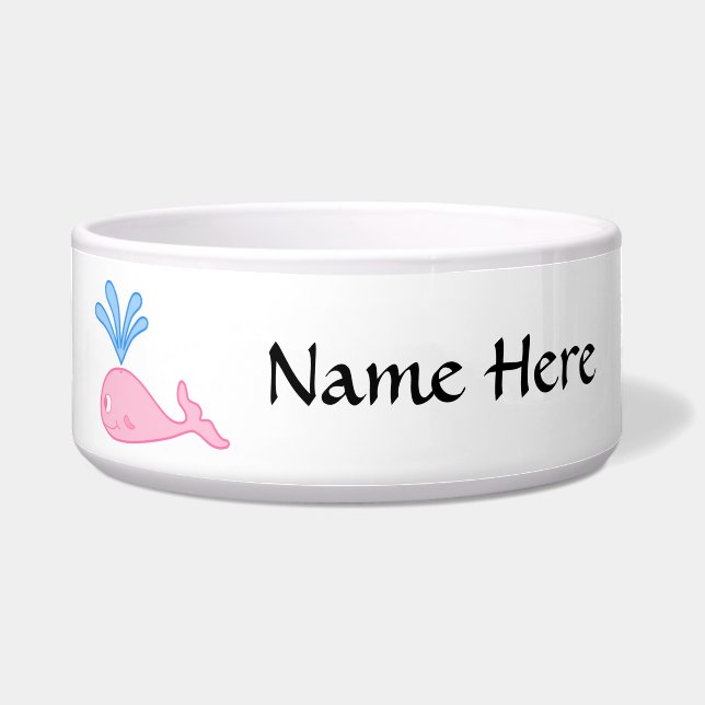 ピンクのクジラ ボウル (正面)