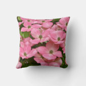 ピンクのクソサドッグウッドの花装飾用クッション クッション (裏面)