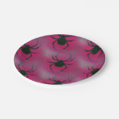ピンクのクモ ペーパープレート (アングル)