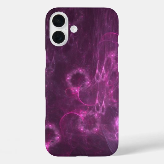 ピンクのクラゲの抽象芸術 Case-Mate iPhoneケース (裏面)