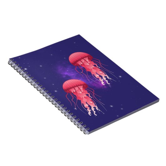 ピンクのクラゲ ノートブック (右側)