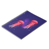 ピンクのクラゲ ノートブック (左側)