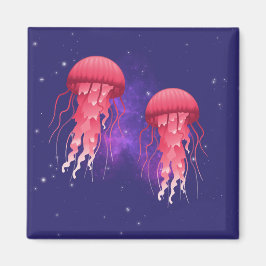 ピンクのクラゲ マグネット