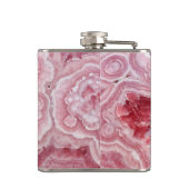 ピンクのクリスタルグエード フラスク (裏面)