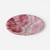ピンクのクリスタルグエード ペーパープレート (アングル)