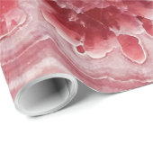 ピンクのクリスタルグエード ラッピングペーパー (ロールコーナー)