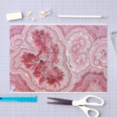 ピンクのクリスタルグエード 薄葉紙 (クラフト)