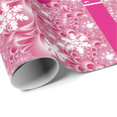 「ピンクのクリスマスの夢」クリスマス女の子らし。 ラッピングペーパー (ロールコーナー)