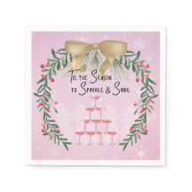 ピンクのクリスマスの輝き