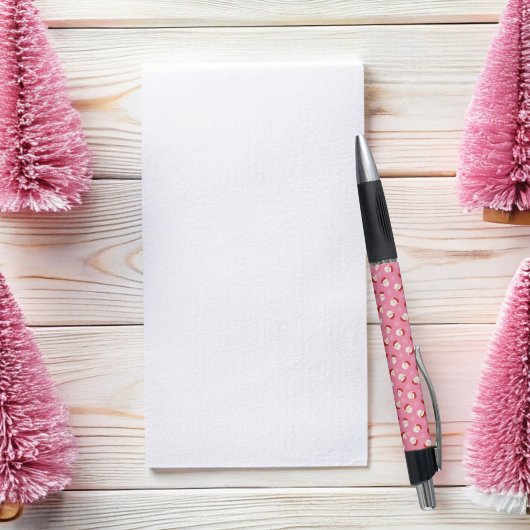 ピンクのクリスマスサンタ ボールペン