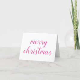 ピンクのクリスマススクリプト シーズンカード