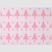 ピンクのクリスマスツリーとスタークリスマス 薄葉紙 (正面)