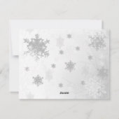 ピンクのクリスマスツリーの写真 シーズンカード (裏面)