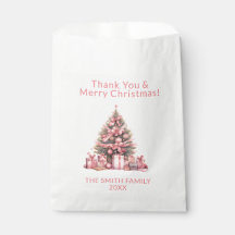 ピンクのクリスマスツリーパーティー