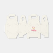 ピンクのクリスマスツリーボホ フェイバーボックス (折り畳みなし)